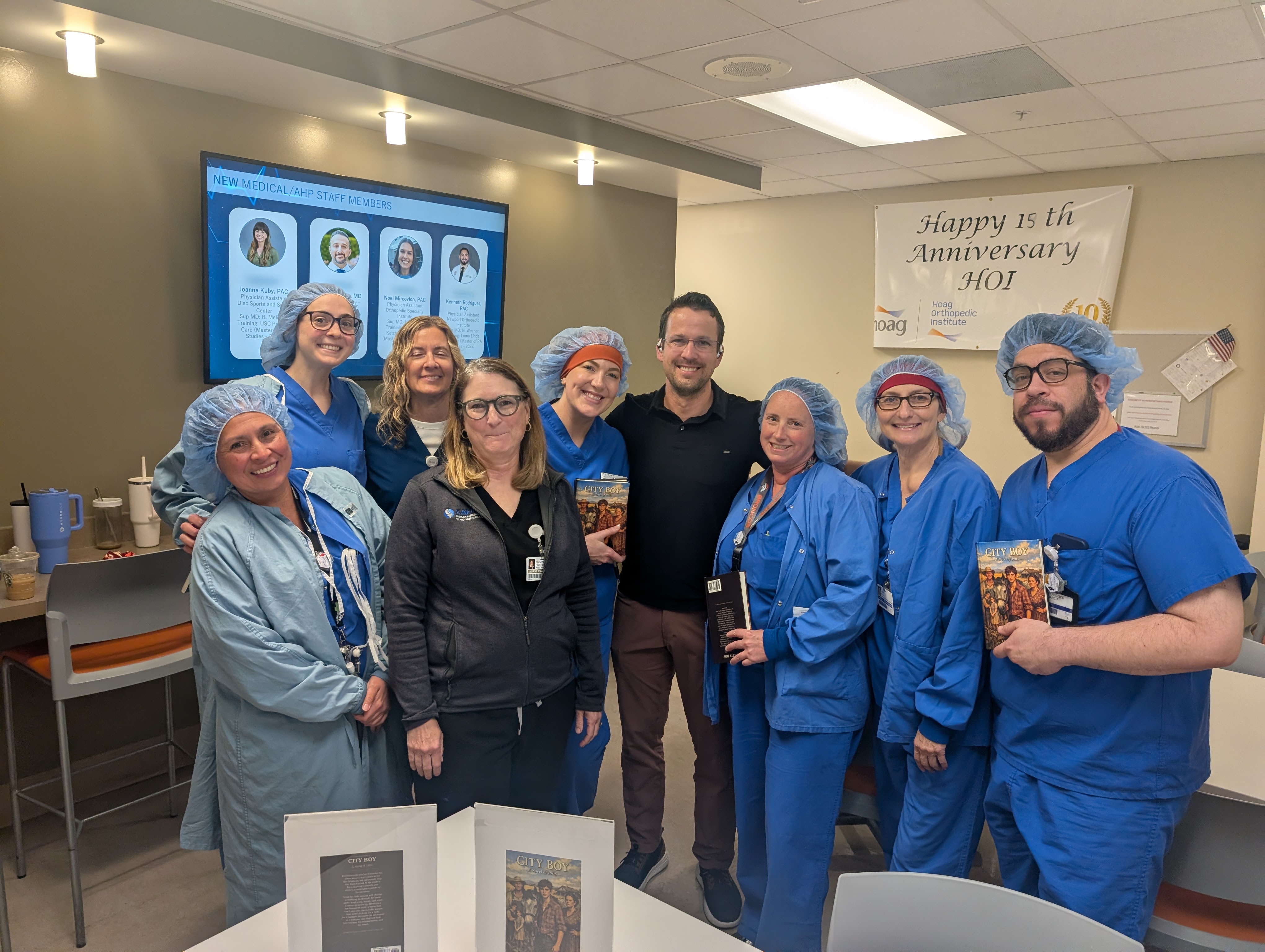 Book launch at Hoag Orthopedic Institute.